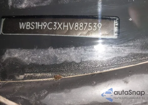 2017 BMW M2 z USA, uszkodzony, nr VIN WBS1H9C3XHV887539